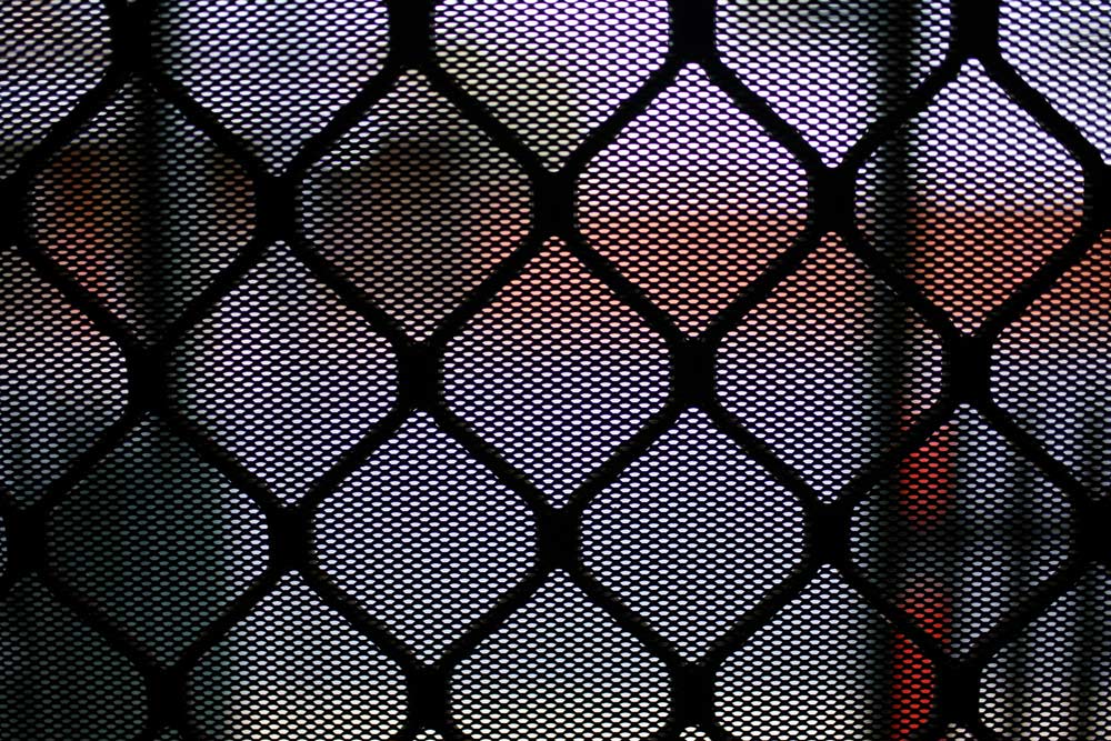 Close-up Of A Custom-fit Screen Door