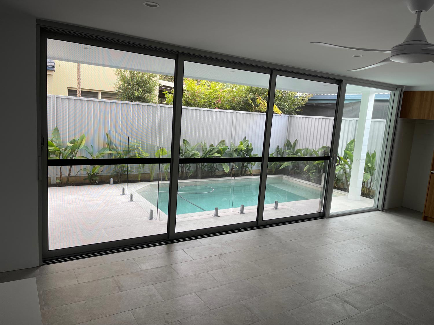 Security Screens With A View Of The Pool